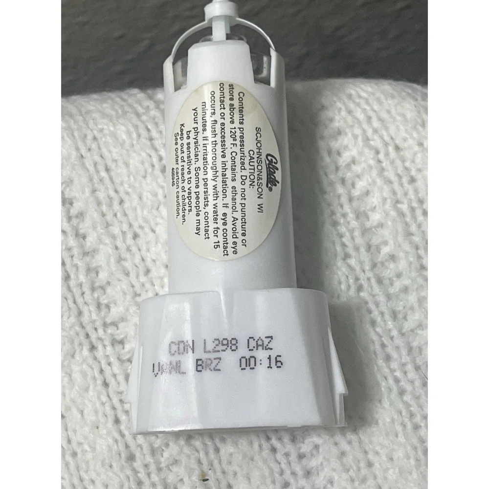 Glade Lasting Mist Refill 1995/6 Discontinued Set Of 3 One Open 2 Sealed Vanilla - Picture 7 of 7